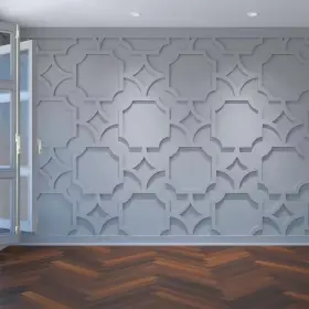 Ekena Millwork 313090875800 42 3/8 Inch W X 23 H T Large Anderson Decorative Fretwork Wall Pan