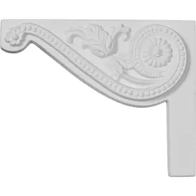 Sb08x06pe-l Ekena Millwork 816180013477 Pearl Left Stair Brackets 8 Inch W X 6 1/2 H 3/4 D Primed