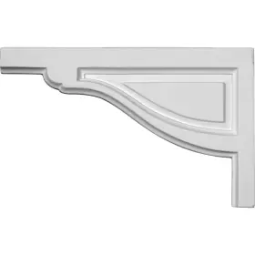 Sb11x07tr-l Ekena Millwork 816180013651 Large Traditional Left Stair Brackets 11 3/4 Inch W X 7 3/8 H 1/2