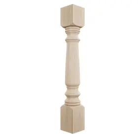 Col05x05x35lerw Ekena Millwork B006zm1eu2 Legacy Tapered Cabinet Column Top Block 6 Bottom