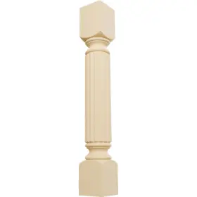 Ekena Millwork B006zm1fco Col05x05x35rama Raymond Reeded Cabinet Column Top Block 6 Bottom