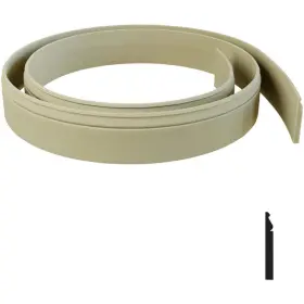 Bbdfwm610x144 Ekena Millwork 9/16 Inch X144 X5-1/4 Baseboard Flexible Moulding Unfinished Resin