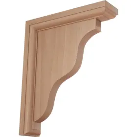 Bkt02x09x11hach Ekena Millwork Hamilton Traditional Wood 2 1/4 Inch Wx9 Dx11 H Cherry