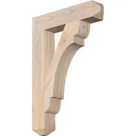 Bkt04x18x26oly04sdf Ekena Millwork 3.5 Inch X 26 18 Douglas Fir Olympic Craftsman Smooth Bracket