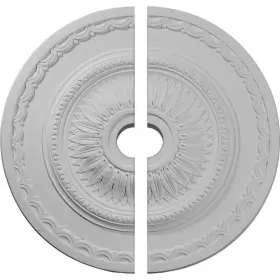 Cm29sf2 Ekena Millwork Ceiling Medallion 1.625 Inch X29.5 Polyurethane Primed White 2-piece