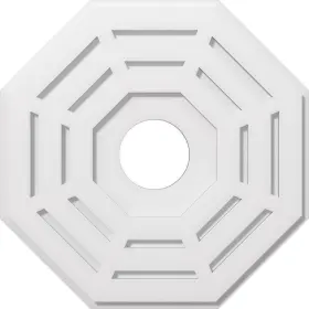 Cmp22wn-05000 Ekena Millwork Ceiling Medallion 22 Inch Westin Architectural Grade Paintable White