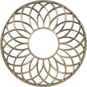 Cmpp38cnapg Ekena Millwork Ceiling Medallion 1 Inch X 38 Pvc Painted Antiqued Pale Gold