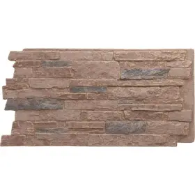 Pnu24x48aloc Ekena Millwork Acadia Ledge 49 Inch X 1 1/4 Orchard Cliff Stacked Stone Stonewall Faux