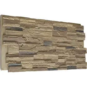 Ekena Millwork Pnu24x48caco 48 5/8 Inch W X 24 3/4 H 1 1/4 D Cascade Stacked Stonewall Faux