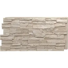 Pnu24x48cass Ekena Millwork Everstone Cascade Faux Stone Panel 48 5/8w X 24 3/4h 1 1/4d Sea Shell Color