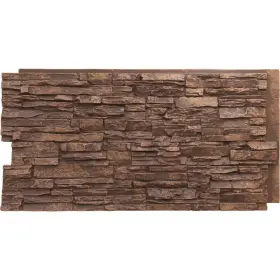 Pnu24x48cnse Ekena Millwork 45-3/4 Inch X 24-1/2 Canyon Ridge Stacked Stone Stonewall Faux Siding