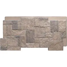 Pnu24x48crpo Ekena Millwork Faux Stone Siding Panel Stacked Lightweight Durable Polermo Beige