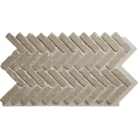 Pnu25x47hbap Ekena Millwork Everstone Herringbone Faux Brick Panel 46 1/2 Inch W X 25 1/4 H 1 D Antique Pe