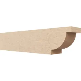 Rftur06x08x36alprcpr Ekena Millwork 6- Inch X 8- 36- Alpine Woodgrain Primed Tan Timberthane Polyurethane