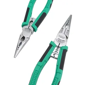 Elecall 930246709020 Long Needle Nose Pliers Heavy Duty Combination Side Cutting With Wire