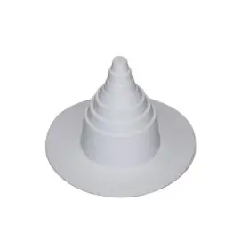 W56-paw-1005 Elevate Elevatepvc Universal Pipe Flashing White 85 Mil Fits 1 Inch To 4-1/2 Round