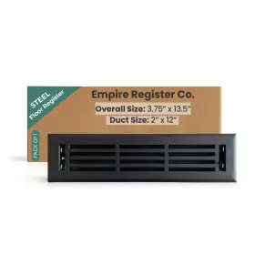 Er5100-212-st-txb Empire Register Co Linear Design Heavy Duty Floor Vent Covers Metal Damper