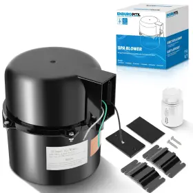 Enduropool 6320141 Silencer Spa Blower 2 Hp 120v 9 Amp Quiet Air Inch Plumbing