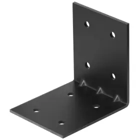 B0ct2lkn2t Eoere 4 Pcs Black 6 X Large Angle Bracket Reinforced L Corner Brace For Wood