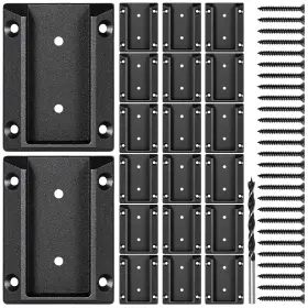 Adc-12 Epcee 746198694194 20pcs Aluminum Deck Railing Bracket Connectors For