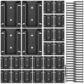 Adc-12 Epcee 746198694200 40pcs Aluminum Deck Railing Bracket Connectors For