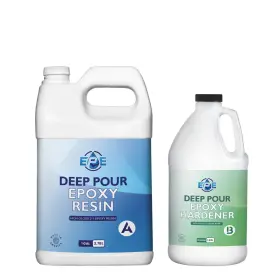 Epe-01 Epe 648728181597 Deep Pour Epoxy Resin 1.5 Gal - 2 1 Ratio Low Odor Crystal Clear Res Inch