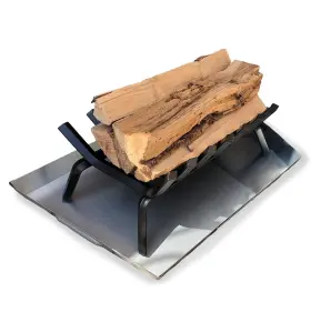 1824-pc-0d93c03d-new Essentially Yours Adjustable Stainless Steel Fireplace Tray With Stability Bolts