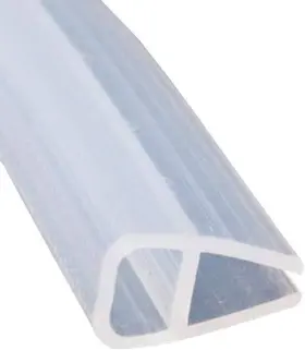 Cxdsbu2c Etopar Bath Door Seal Strip Curved Flat Rubber Glass Bottom Frameless 10mm 78 Inch U Shape