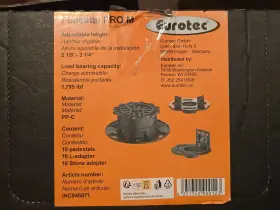 Inc946071 Eurotec Pedestal Pro M Plastic Adjustable Deck Support 10-pcs/box