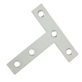 Everbilt 030699151691 3 Inch X Zinc Plated T-plates 2-pack
