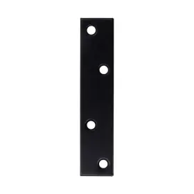12784 Everbilt 4 Inch Black Mending Plate 4-pack