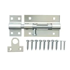 15459 Everbilt 14519 5 Inch Barn Shed Gate Galvanized Lockable Door Barrel Bolt Lock