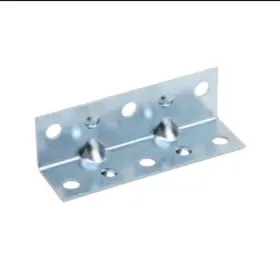 20492 Everbilt 4 Pack 3-1/2 Inch Zinc-plated Inside Corner Angel Braces Brackets