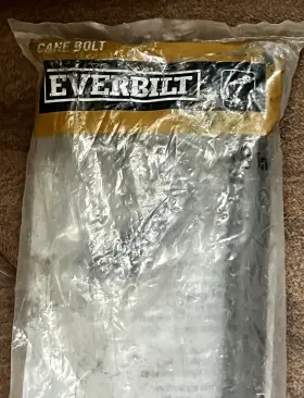 307-074 Everbilt 18 Inch Black Cane Bolt For Wooden Fence / Gate L K
