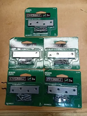 325996 Everbilt Mending Plates Galvanized 3 Inch #325996 Lot Of 5