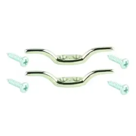 43424 Everbilt 4-pack Marine Hardware 2-1/2 Inch Chrome-plated Rope Cleat