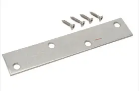 716-886 Everbilt 6 Inch Galvanized Mending Plates With Screws - 2 Pack