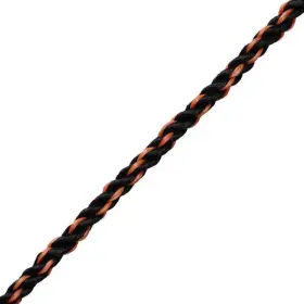 73261 Everbilt Polypropylene Truck Rope 3/8in X 50ft Black Orange Twisted Abrasion Resistant