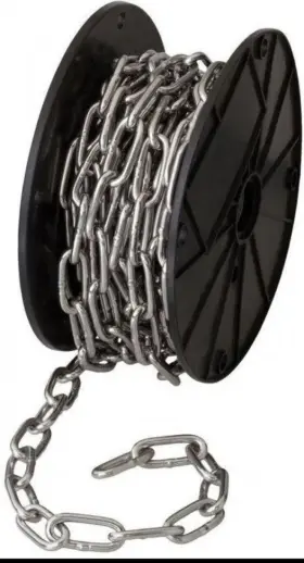 806450 Everbilt Stainless Steel Chain Link Straight 30 Ft Flexible Durable Swing Tow Welded