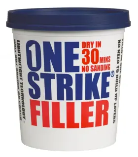 Everbuild 029347300012 One Strike Filler Smooth Ready Mixed Quick Drying Wall 1 Liter