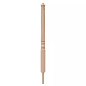 4063 Evermark 313046986994 Stair Parts 43 Inch X 3 Unfinished Red Oak Pin Top Volute With Round Bot