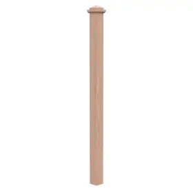 4075r-066-hd00l Evermark Stair Parts 4075 66 Inch X 3-1/2 Unfinished Red Oak Square Craftsman Solid