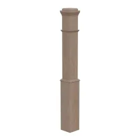 4091w-055-eg00l Evermark Stair Parts 4091 55 Inch X 6-1/4 Unfinished White Oak Box Newel Post