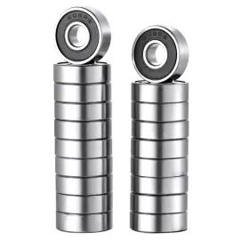 Hdd-040 Exerauo 608 2rs Bearings 20 Pack Bearing 8x22x7mm Rs Ball Grease Seal A