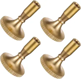 740486 Exircy Brass Lamp Switch Knob 4 Pack Turn On/off Knobs