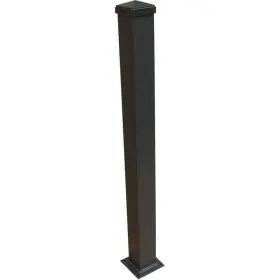 Ez Handrail 815973012642 Deck Post 3 Inch X3 X3ft Charcoal Bronze Iron Hollow Core With Welded Base