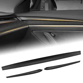 F Finec Zfj0305-2 One-piece No Gap Dashboard Cover Wrap And Front Door Trim Panel Compatible Wi