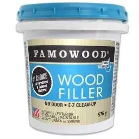 40022142 Famowood Latex Based Wood Filler 10 Colors Solvent Free Water Resistant 15 Mi