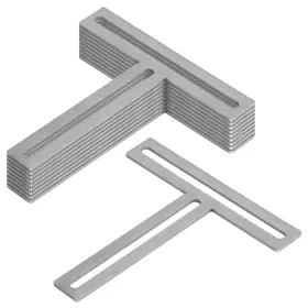 Ljp97-t10 Fanmao 10 Pack 6 Inch Slotted T Brackets Adjuatable Corner Brace For Furniture Shelves