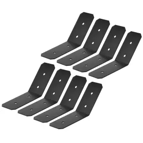 Mw55-b-t8 Fanmao 8 Pcs 3 Inch Width Flush Inside 45-degree Angle Bracket Knee Braces For 4x4 Wood